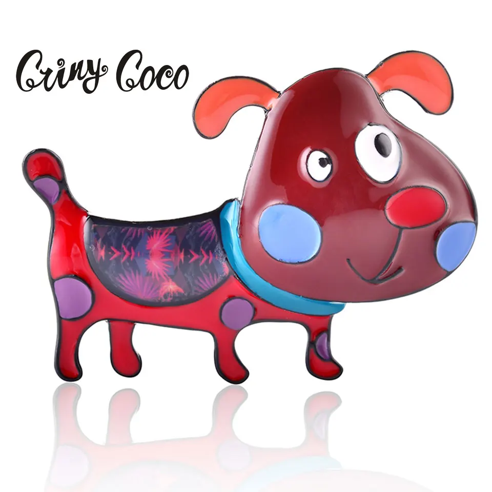 Cring Coco 2019 симпатичные собаки животные броши и булавки для детей мальчиков Модная