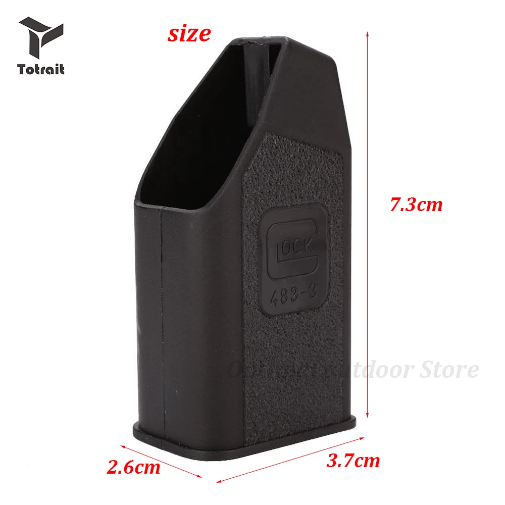 TOtrait Tactical speed Loader Magazine Quick Fill Sleeve пластиковый адаптер скоростной погрузчик для 9 мм. 40. 357. 45 клипов Mags