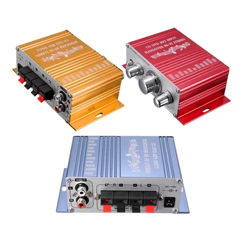 

Hot!! RCA 2CH Hi-Fi Stereo Amplifier Booster MP3 Speaker For Car DVD Mini Moto