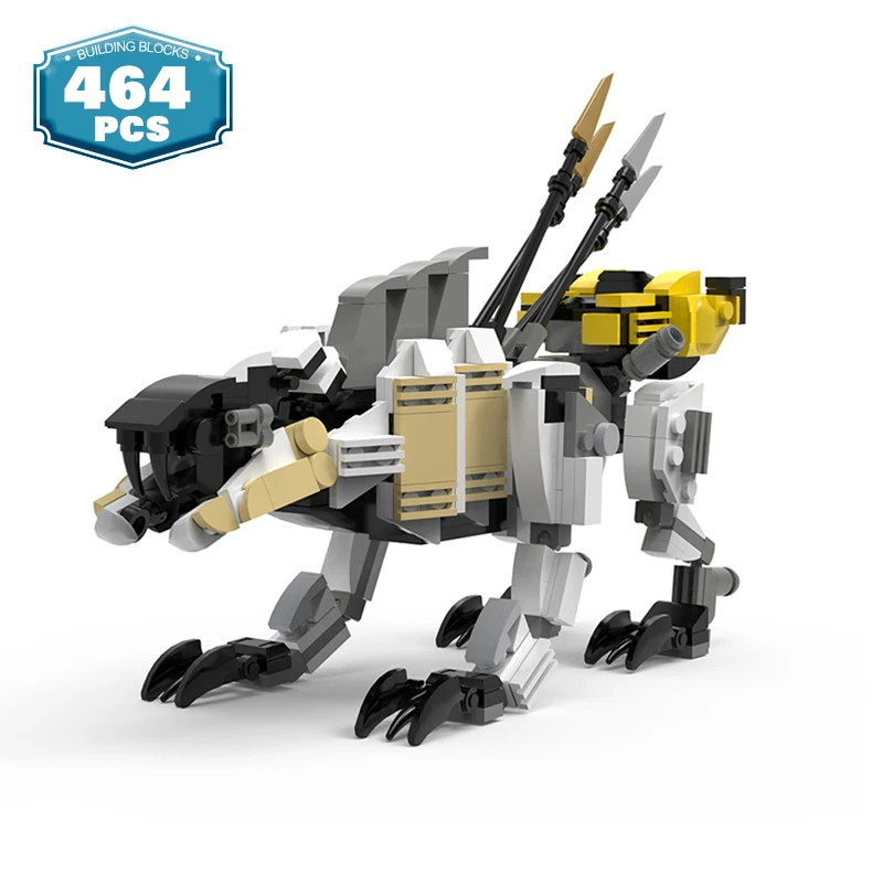 Фигурки MOC Horizon Zero Dawned Thunder Jaw фигурки животных дракон строительные блоки