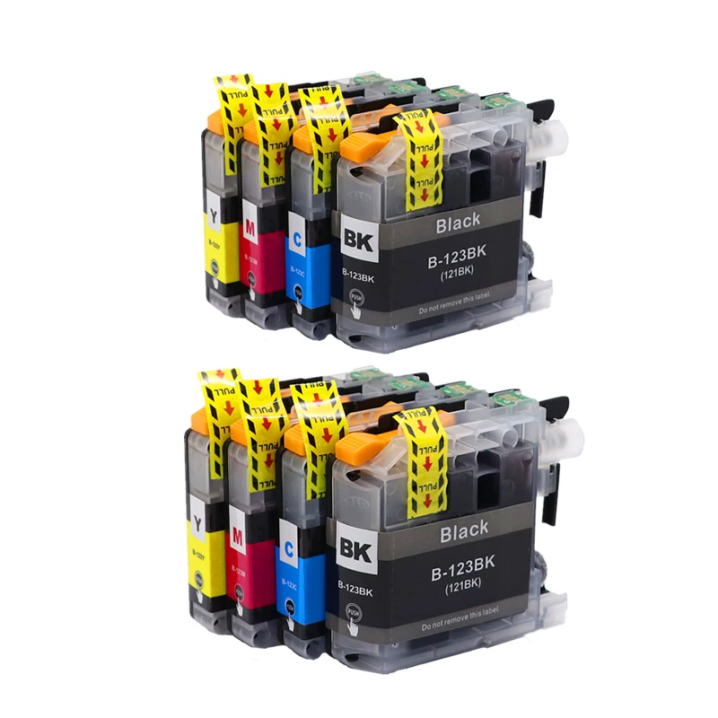 16PK For Brother LC123 Ink Cartridge Compatible For MFC-J4510DW MFC-J4610DW Printer Ink Cartridge LC121 MFC-J4410DW MFC-J4710DW hp cartridge Ink Cartridges