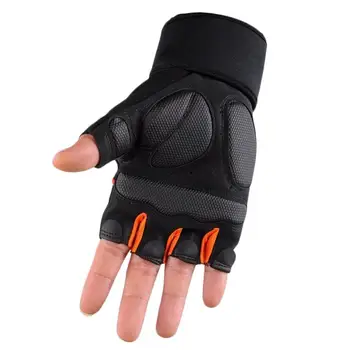 

Men Women Sports Gym Gloves Half Finger Breathable Weightlifting Fitness Gloves Dumbbell Weight lifting Gym Gloves Size M/L/XL