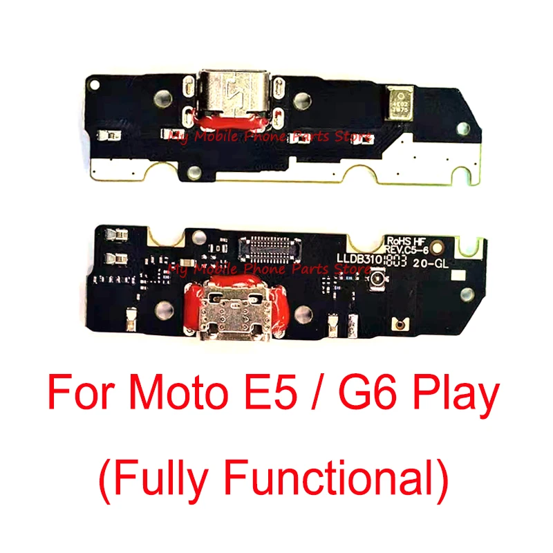 

10 PCS Brazilian Version Quick Charge USB Charging Dock Flex Cable For Motorola Moto G6 Play / E5 Charger Connector Board Flex