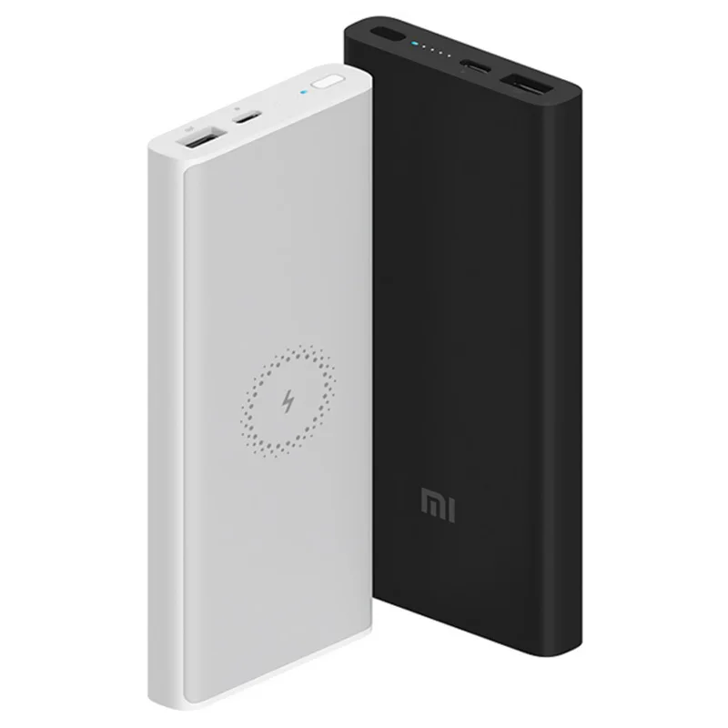 White Xiaomi WPB15ZM беспроводной банк питания 10000 мАч 10 Вт Выход двухсторонняя Быстрая зарядка Молодежная версия Qi Беспроводная Быстрая зарядка Банк питания - Цвет: White