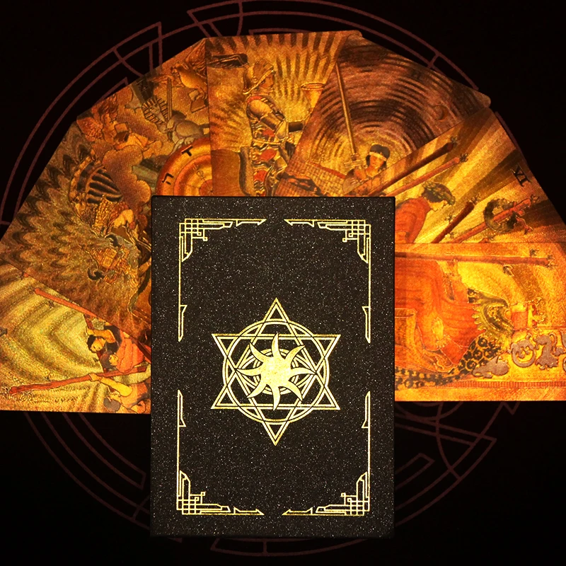 2021 New Arrrive Hot Sale Tarot Full English Version Playilng Card Divination Fate Entertainment Light Seers Table Game 2022 new style design inversion tarot 78pcs full english version light seers tarot original 1909 interactive desktop tarot card