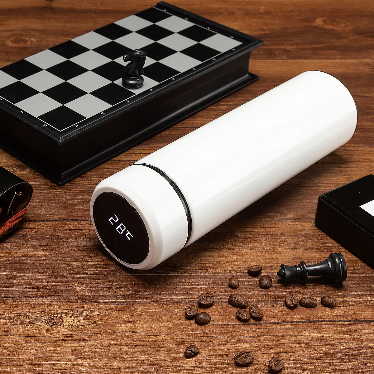 500ml Temperature Display Thermos Bottle For Tea Vacuum Flasks Double