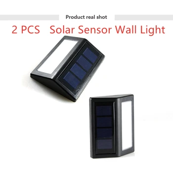 

LED Outdoor Solar Wall Lamp Waterproof PIR Motion Sensor Wall Light Garden Light Solar Powered Spotlight Sunlight Street Light
