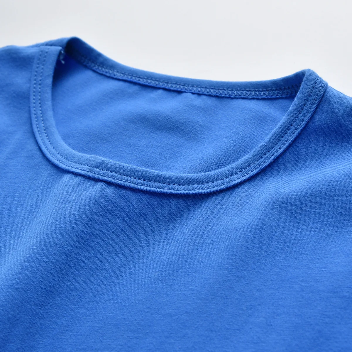 New Style BOY'S Long-sleeved T-shirt Spring And Autumn Dark Blue Long Sleeve Cartoon Dinosaur Big Boy T-shirt