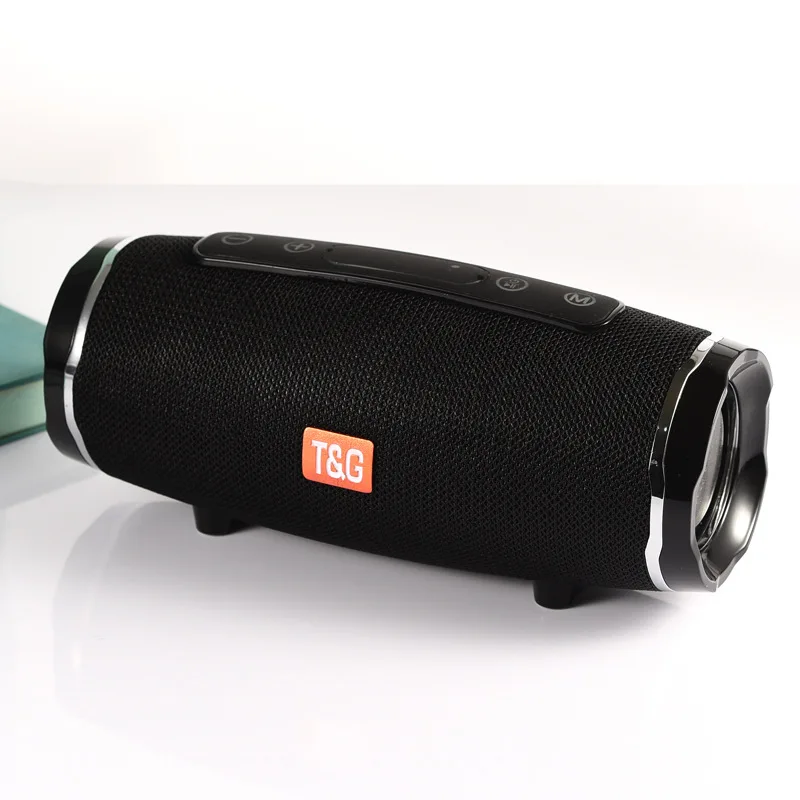 TG145 Bluetooth динамик портативный Открытый громкий динамик беспроводной мини Колонка 3D10W стерео музыка объемный Поддержка FM TFCard бас-бокс - Цвет: TG145 black