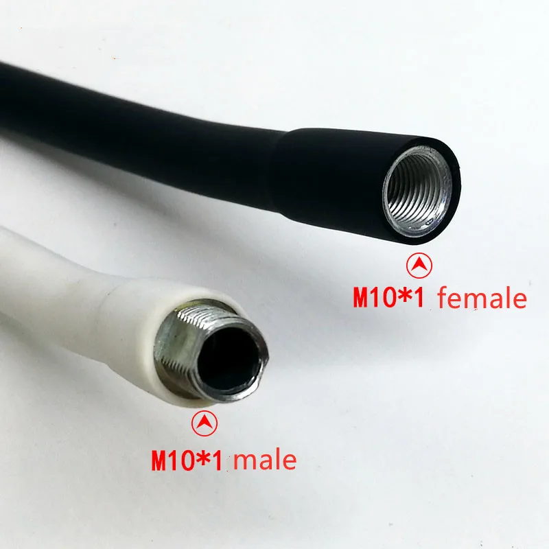 Dia 12mm M10 Male Female Thread Soft Light Flexible Conduit DIY Metal Silicon Gooseneck Hose Serpentine Tube Clamp Lamp 1pcs led gooseneck tube