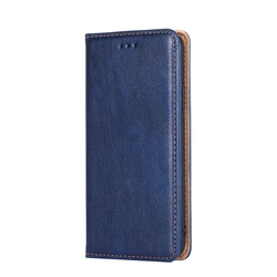 Luxury Leather Flip Case with Magnetic Holder - Soft and Stylish Cover for Xiaomi MI A3 (Blue)