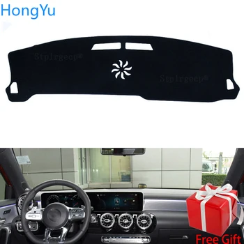 

Car Dashboard Avoid Light Pad Instrument Platform Desk Cover Mats Carpets for Mercedes Benz A-Class W177 A160 A180 A200 A45