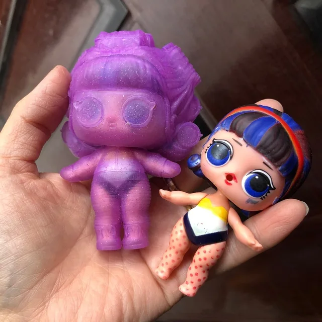 Original lol surprise dolls Long hair doll DIY Dress up dolls Collection of children's figure dolls girls toy birthday gifts 4