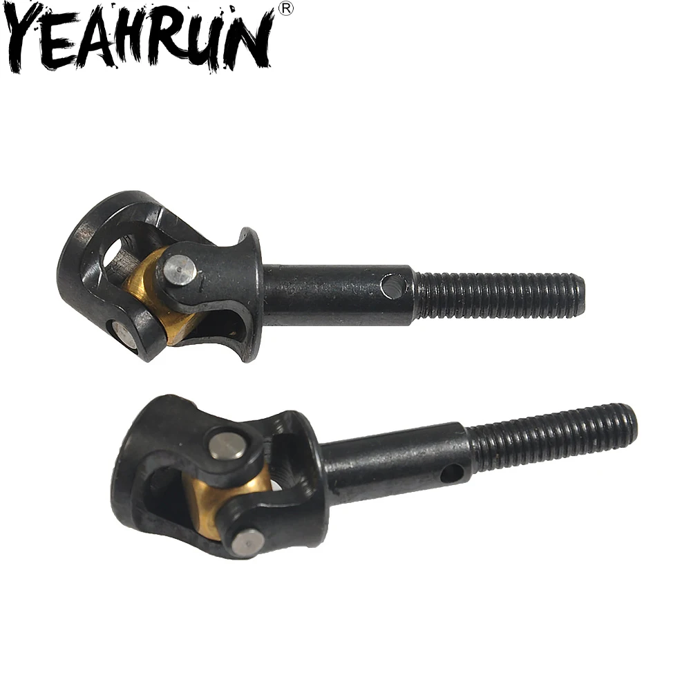 Стальные приводные валы YEAHRUN 2 шт. CVD для D90 II 1/10 детали обновления осевой системы