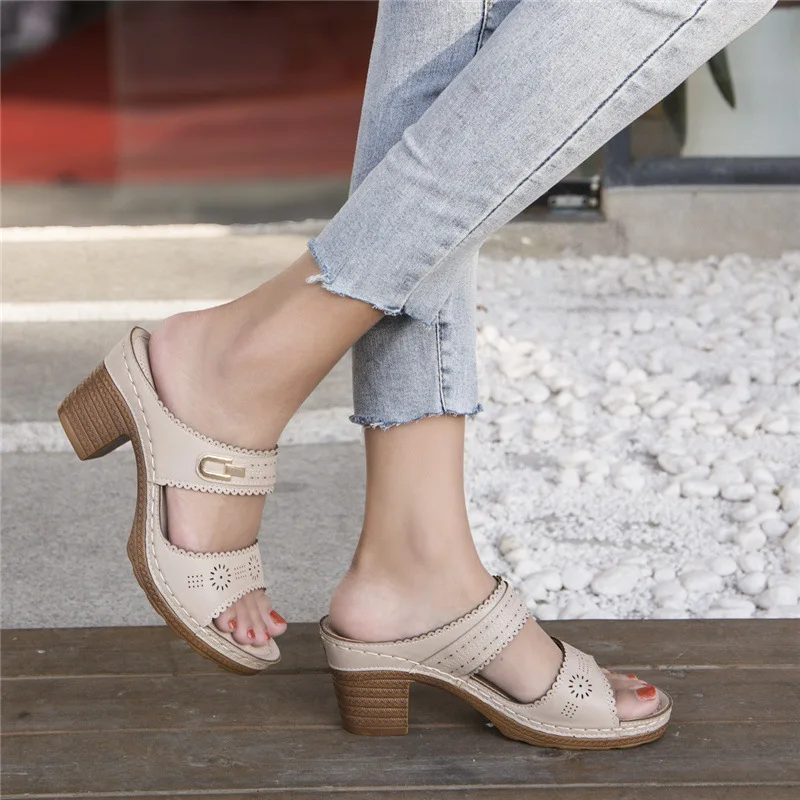 

2021 Brand New Wedge Sandals for Women Summer Fashion Casual Open Toe Female Heels Ladies Party Office Work Shoes