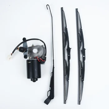 

Black Windshield Wiper Wiping Motor Kit For Kawasaki/Polaris/KUBOTA/Kymco