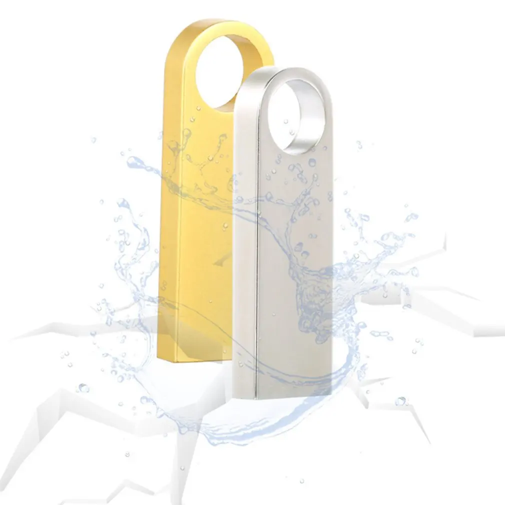 1/2/4/8G простой Водонепроницаемый USB флэш-накопитель 2,0 металла флэш-память высокоскоростной цветной U диск металлический автомобиль USB флэш-накопитель u-диск