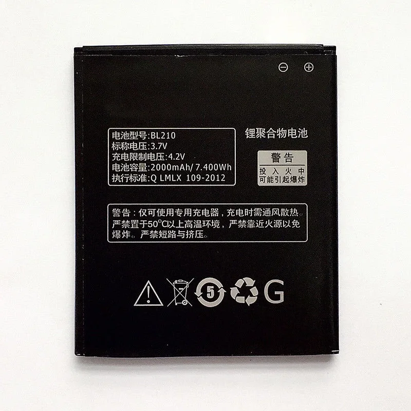 Аккумулятор BL210 на 2200 мА · ч для Lenovo A536 A606 S820 аккумулятор S820E A750E A770E A656 A766 A658T S650 |