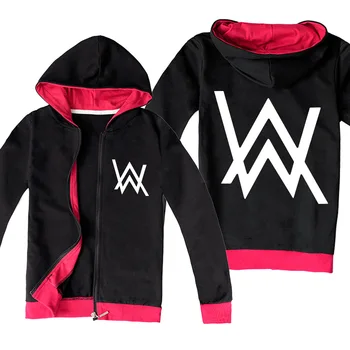 

Walkerfaded Clearance Cardigan Hooded Jacket Spring Autumn Coat 3-16Years Bright Printing Teenage School Uniform Trench Clothes