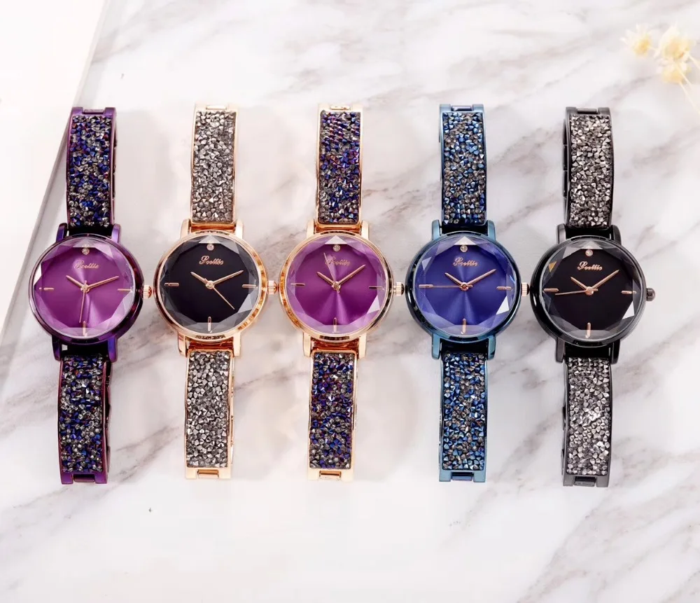 Горячие Роскошные Аналоговые наручные часы для женщин с круглым циферблатом кварцевые часы montre