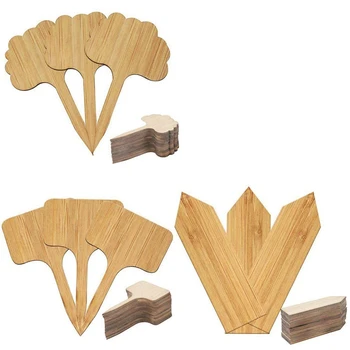 

60Pcs Bamboo Plant Label, 3 Kinds of Plant Label Label, Seed Potted Herbs, Flowers and Vegetable Garden Label