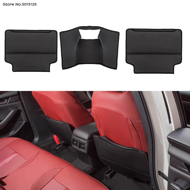 

Car Rear Seat Anti-Kick Pad Rear Seats Cover Air Outlet Anti-kick Protective Pad Mat for Mazda 3 Axela 2019 2020 Car Accessories