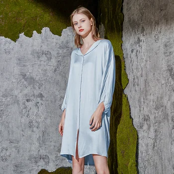 

2020 Nightgowns Sleepshirts Solid Sleepwear Long Home Dress Spaghetti Strap Nightdress Sleep & Lounge Nightgown Female H69