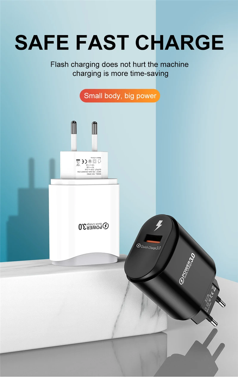 Lovebay Quick Charge 3,0 USB зарядное устройство для телефона для iPhone 11 Pro Max Xiaomi huawei AFC FCP Универсальное зарядное устройство для быстрой зарядки