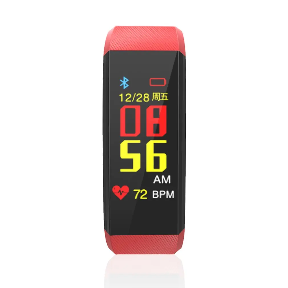 

Id115 Plus Regular Version Of The Smart Bracelet Rate Monitor Blood Pressure Monitor Sports Pedometer