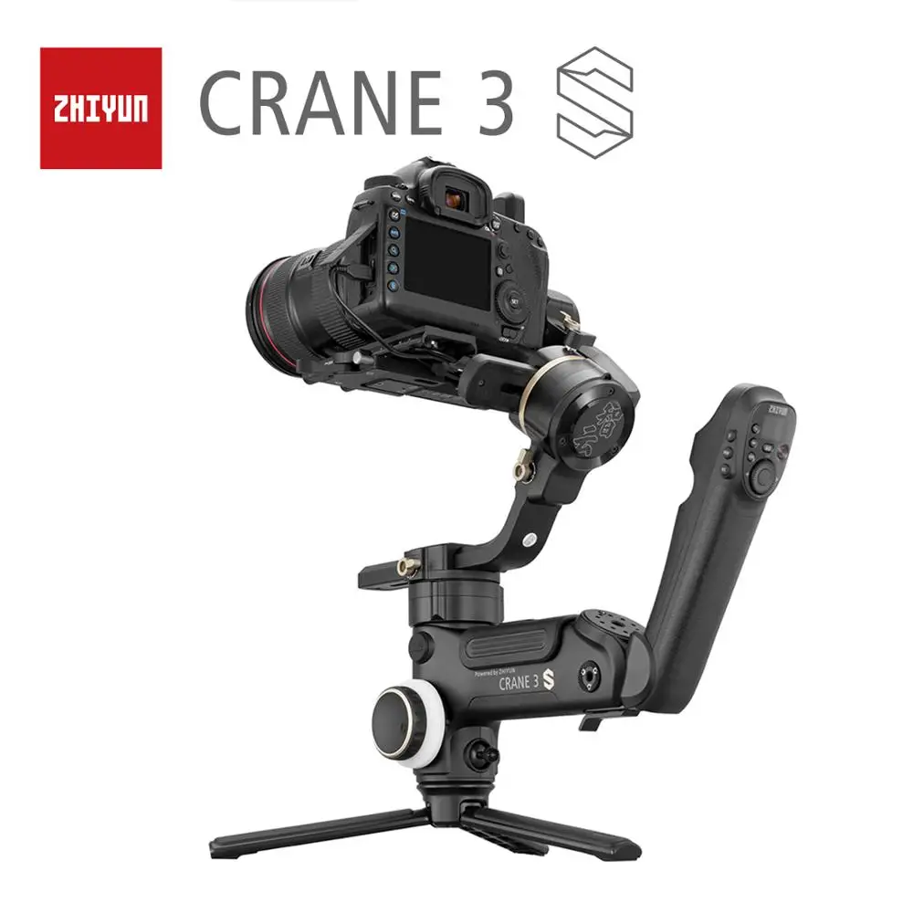 US $549.74 Zhiyun Official Crane 3S 3SPro 3SE 3Axis Handheld Stabilizer Maxload 65KG for Red Cinema Camera DSLR Video Cameras Gimbal