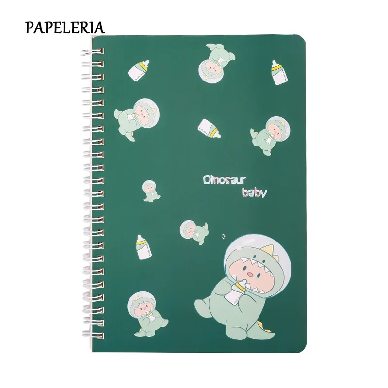 

PAPELERIA A5 Kawaii Dinosaur Notebook Strawberry Student Diary Book Office School Stationery Supplies Writing Book 120 Pages