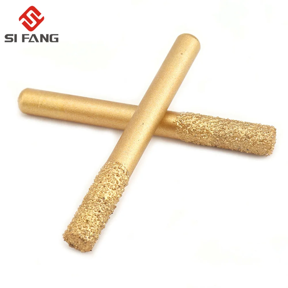 6/8/10mm 6mm Schaft Diamant Schneiden Schleifen Kopf Montiert Punkte Bit Jade Stein Carving Polieren dremel Präzisions Werkzeuge 1 stücke – Detail 6