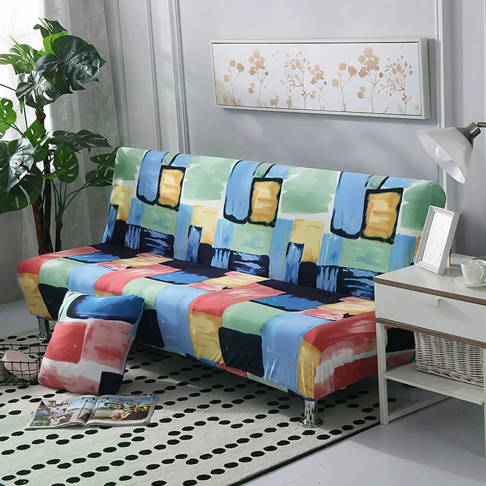 Перо фламинго стрейч диван без подлокотников покрытие покрывало для дивана мебель протектор