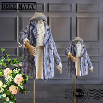 

Mommy And Me Clothes 2020 Winter Mother Daughter Clothes Family Look Mom And Girl Matching Coat Cotton Matching Famliy Outfits