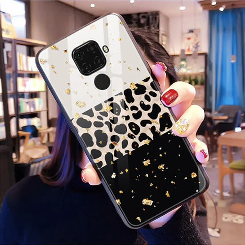 Для huawei mate 30 lite/Nova 5Z чехол Nova5Z из закаленного стекла+ TPU Edge твердая задняя крышка для huawei Nova 5i pro Чехол из стекла - Цвет: A3
