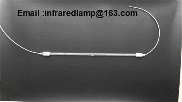 

1200w medium wave infrared glass heater halogen quartz lamp