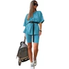 Blue Set With Belt