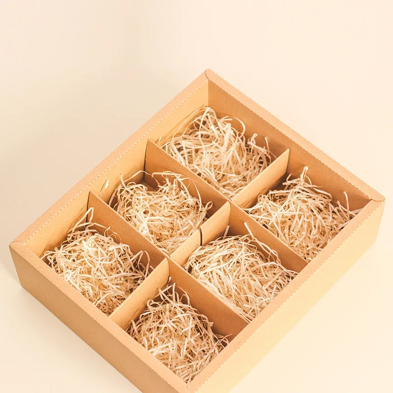 50 g mehrfarbiges Bastpapier, Fitterstränge, geschreddertes Crinkle-Konfetti-Papierkorb, Gras, Geschenkverpackung, Verpackung, Bastfüller – Detail 10