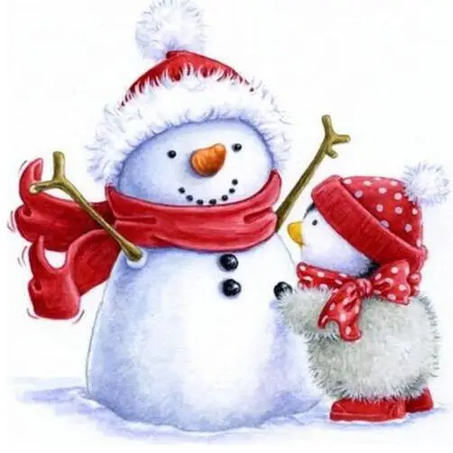 Diamond Painting Cats Christmas Card Gift 5D Diy Full Square / Round Stone Diamond Painting 3D Embroidered Cross Stitch Sticker A