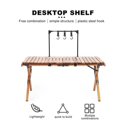 Hanging Rack Camping Storage Rack Outdoor Picnic Hook Kitchen Pot Pan Hanger Clothes Storage Rack Outdoor Tool
