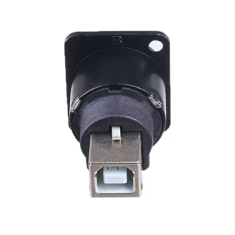 Прямая поставка металлический USB B Тип гнездо к USB A Тип гнездо адаптер для монтажа на панель