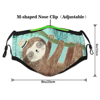 

Dust Masks Face Cover Many Times Using Hug Tree Sloth ,Washable And Reusable