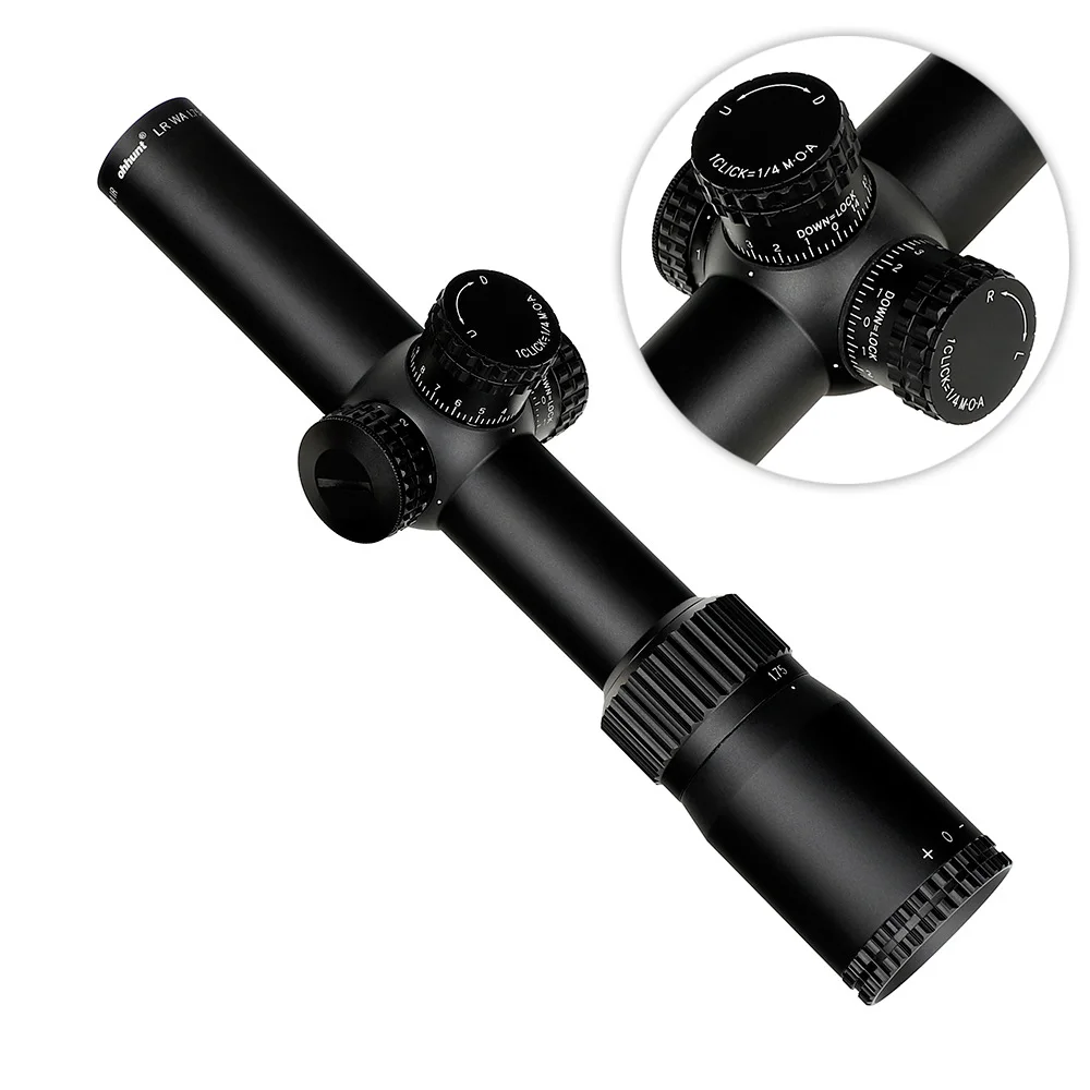Тактический ohhunt LR WA 1,75-10X24 ИК компактный охотничий прицел стекло гравированное сетка Красное освещение башенки замок Сброс прицел