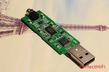 

Portable Decoding Amp WM8740 USB Decoder HiFi Fever Virtual 7.1 Channel