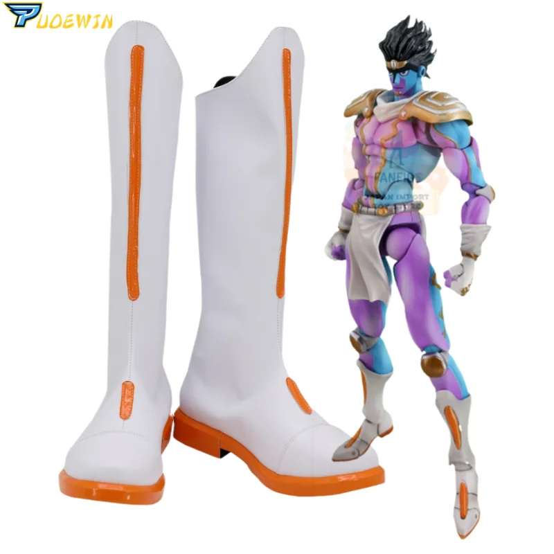 アニメjotaro Kujoスタンドスタープラチナコスプレブーツカスタムメイドの靴 Shoes Aliexpress