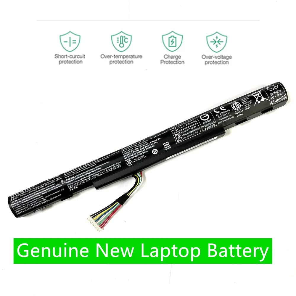 Onevan-bateria do Portátil para Acer Aspire 14.8v 2500mah Al15a32 37wh E5473g E5573g E5-573 E5-553g E5722 E5-532t Original