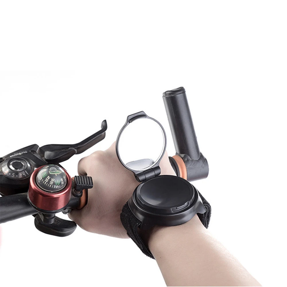 

Bike Mirror 360 Degree Rotate MTB Arm Wrist Strap Rear View Bicycle Back Mirror Cycling Bike Accessories Bicycle Rearview 20