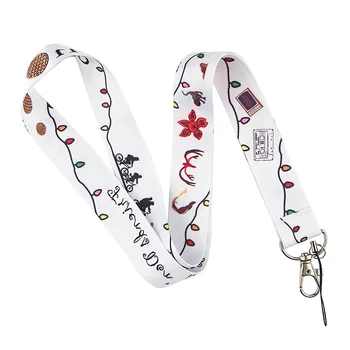 

20pcs/lot Mobile Phone Hang Rope Stranger Things Lanyard Documents Key Chain Halter Camera Long Neck Strap AT2365