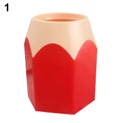 Креативная ваза для ручек, карандашный горшок, держатель кистей для макияжа, Канцелярский стол, аккуратный контейнер AIZB