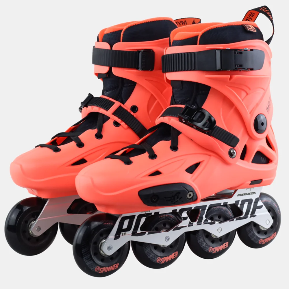 100% Оригинальные 2018 Powerslide Imperial Inline Коньки профессиональные Инлайн ролики для